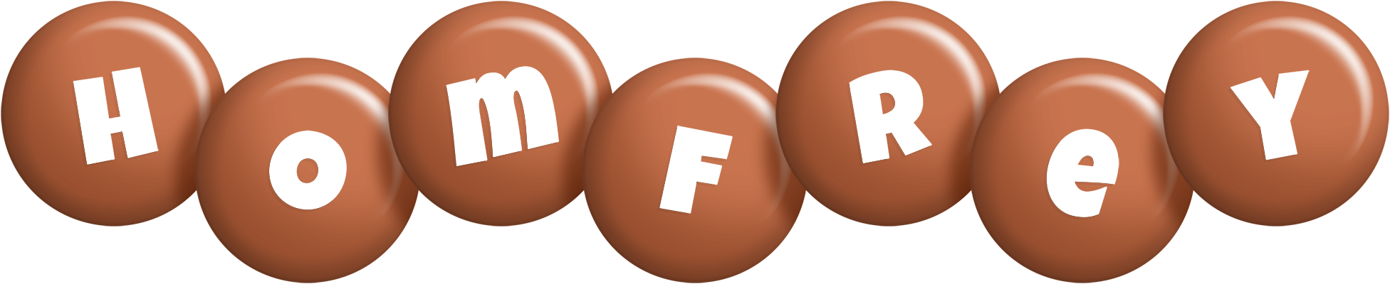 Homfrey candy-brown logo