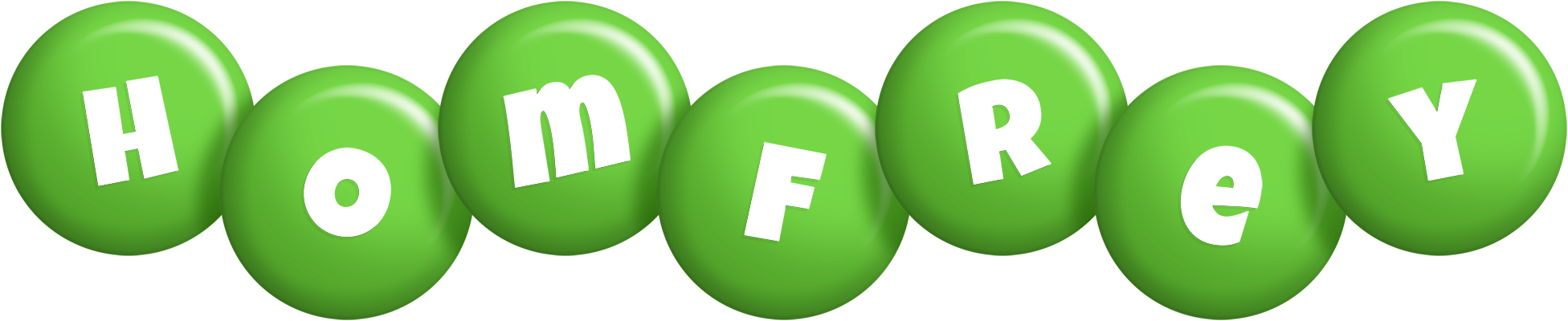 Homfrey candy-green logo