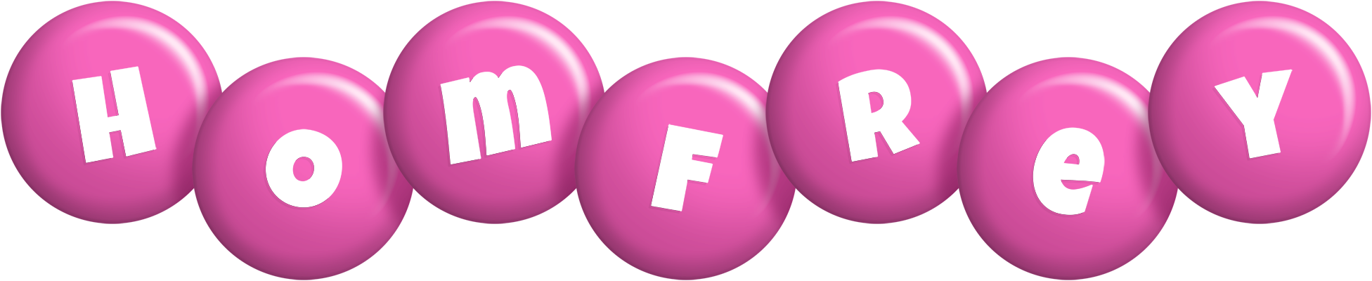 Homfrey candy-pink logo