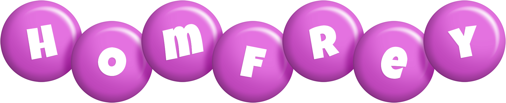 Homfrey candy-purple logo