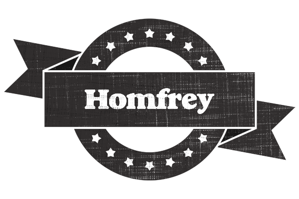 Homfrey grunge logo
