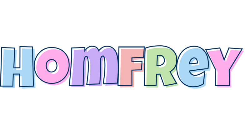 Homfrey pastel logo