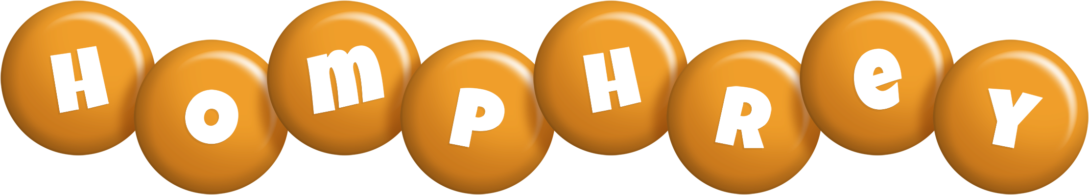 Homphrey candy-orange logo