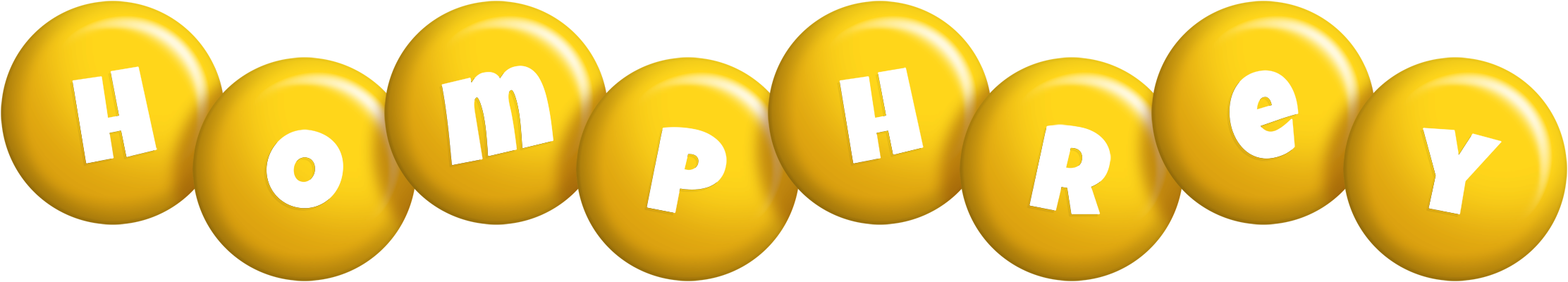 Homphrey candy-yellow logo