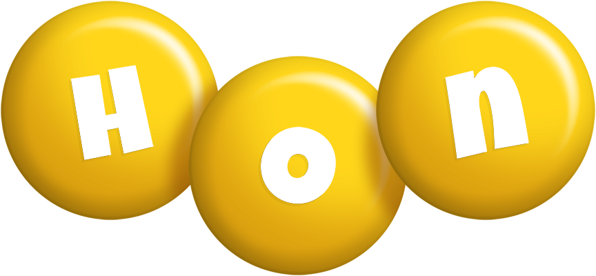 Hon candy-yellow logo
