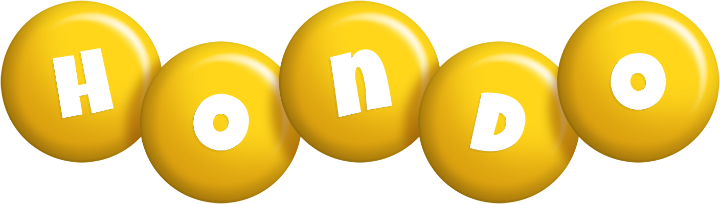 Hondo candy-yellow logo