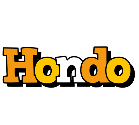 Hondo cartoon logo