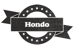 Hondo grunge logo