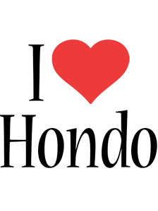 Hondo i-love logo