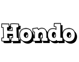 Hondo snowing logo