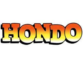 Hondo sunset logo