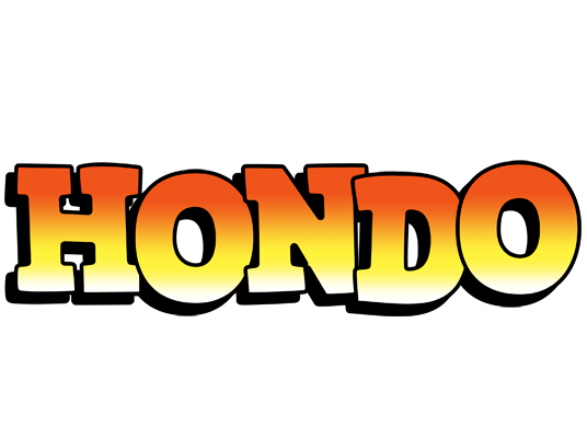 Hondo sunset logo