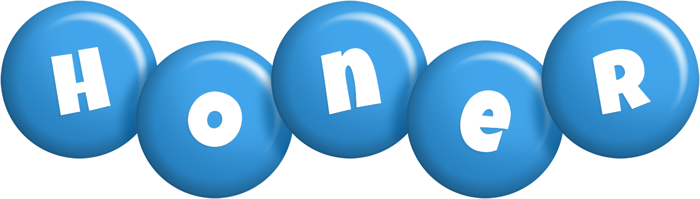 Honer candy-blue logo