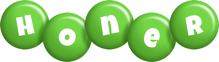Honer candy-green logo