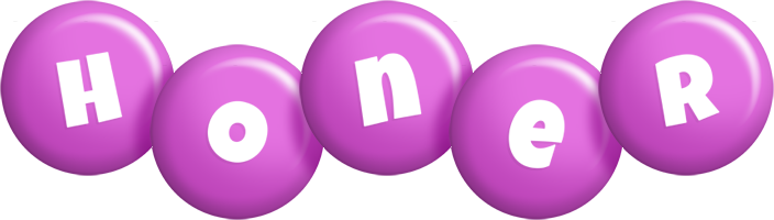 Honer candy-purple logo