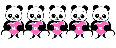 Honer love-panda logo