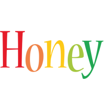 Honey birthday logo