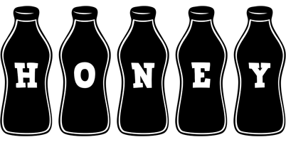 Honey bottle logo