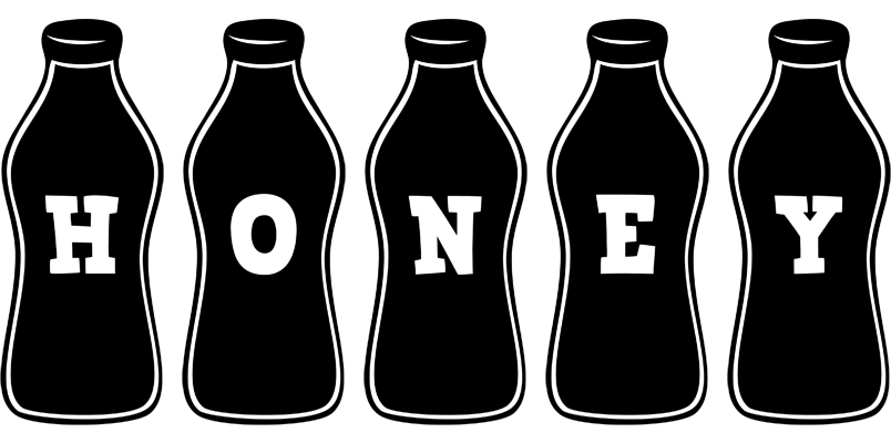 Honey bottle logo