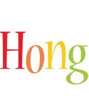 Hong birthday logo