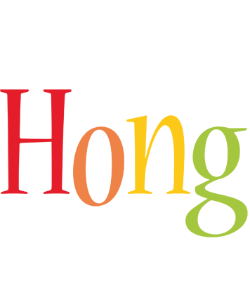 Hong birthday logo