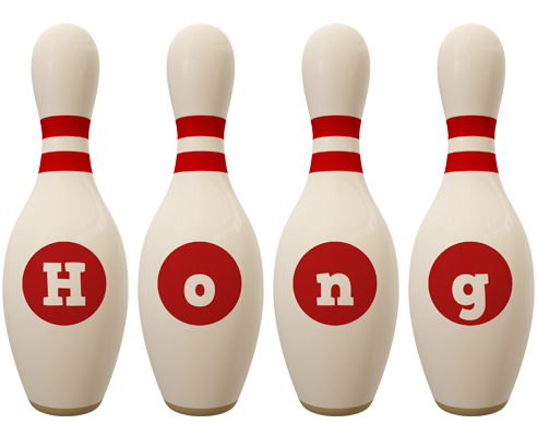 Hong bowling-pin logo