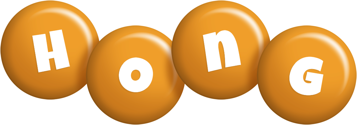 Hong candy-orange logo