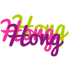 Hong flowers logo