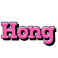 Hong girlish logo