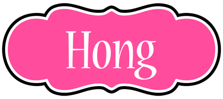 Hong invitation logo