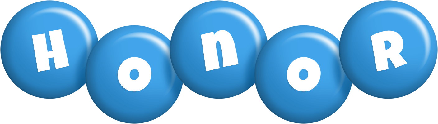 Honor candy-blue logo