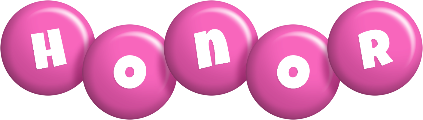 Honor candy-pink logo