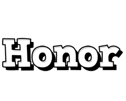 Honor snowing logo