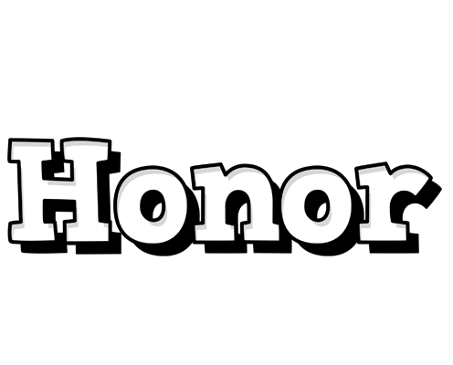 Honor snowing logo