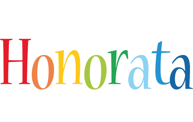 Honorata birthday logo