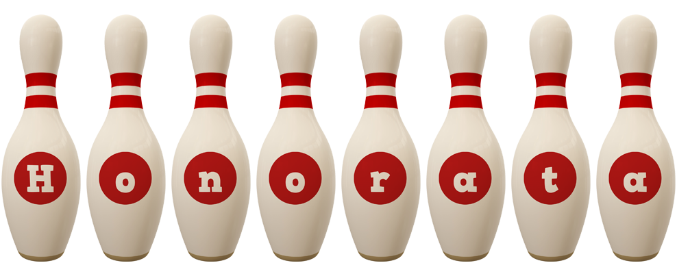 Honorata bowling-pin logo