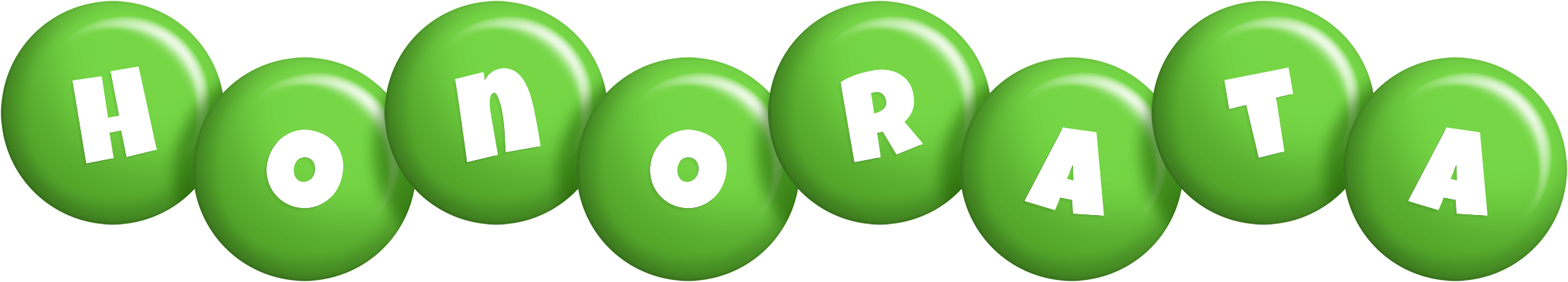 Honorata candy-green logo