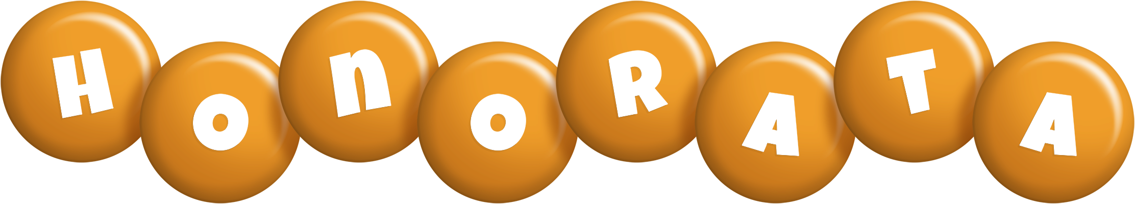 Honorata candy-orange logo