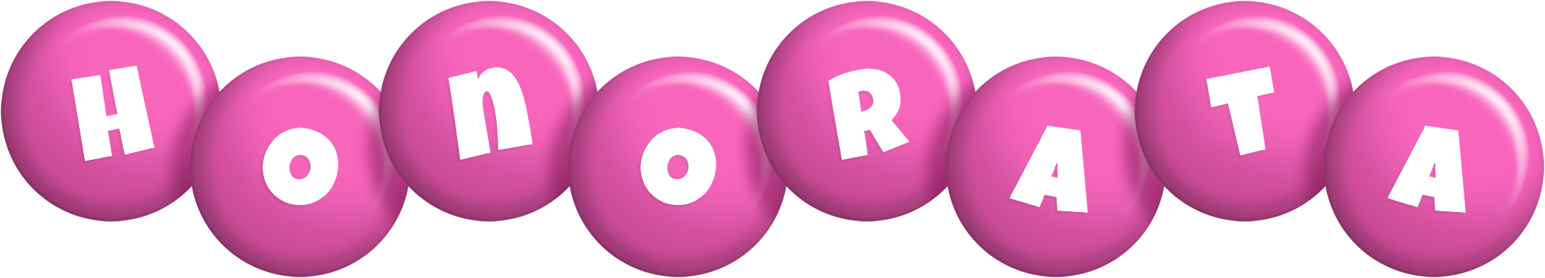 Honorata candy-pink logo