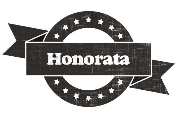 Honorata grunge logo