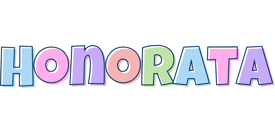 Honorata pastel logo