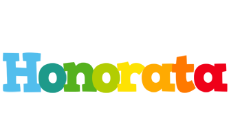 Honorata rainbows logo