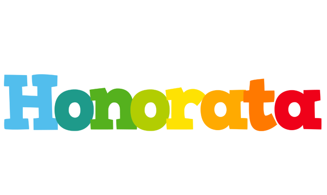 Honorata rainbows logo