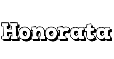 Honorata snowing logo