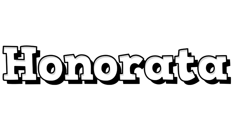 Honorata snowing logo