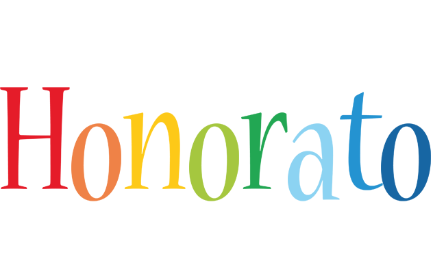 Honorato birthday logo