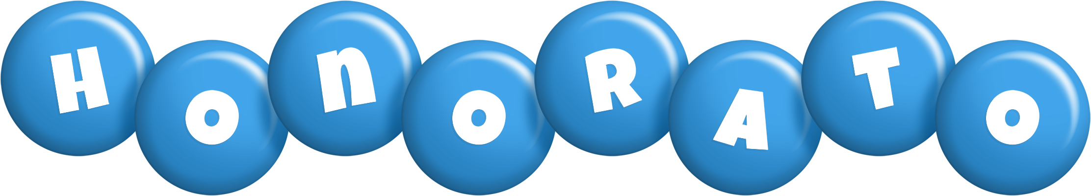 Honorato candy-blue logo