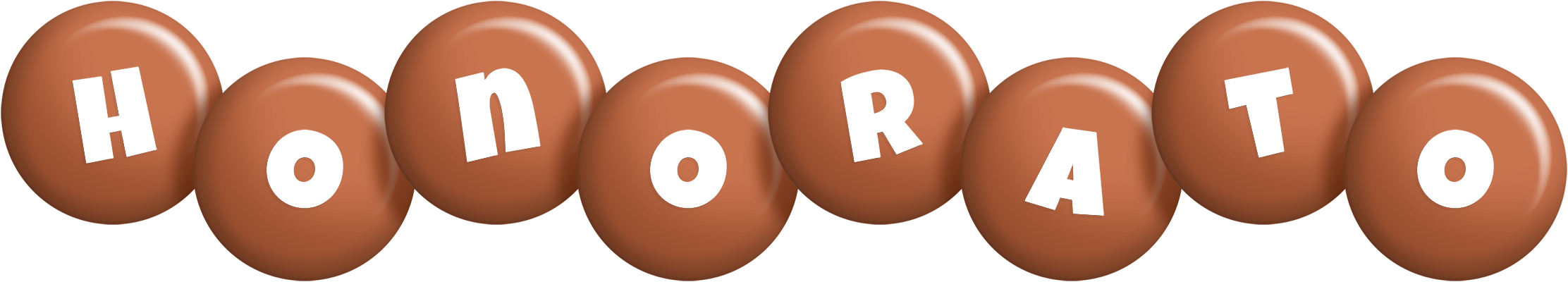 Honorato candy-brown logo