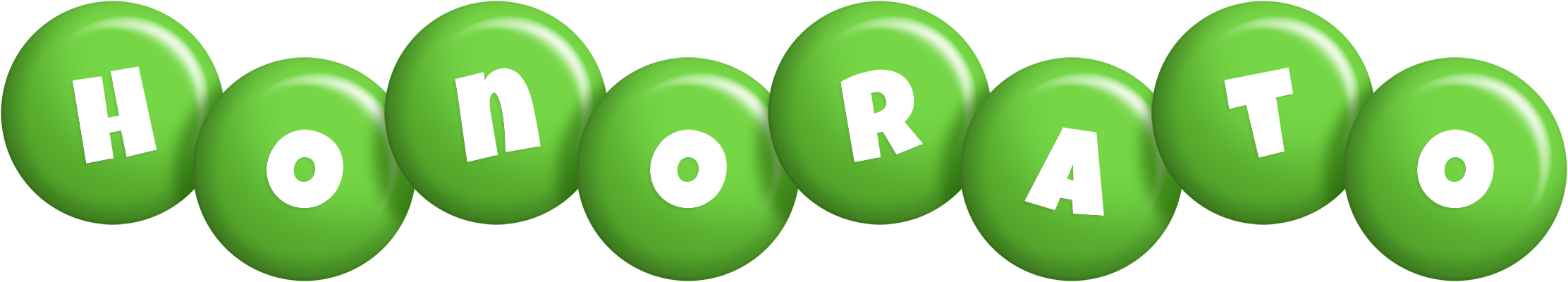 Honorato candy-green logo