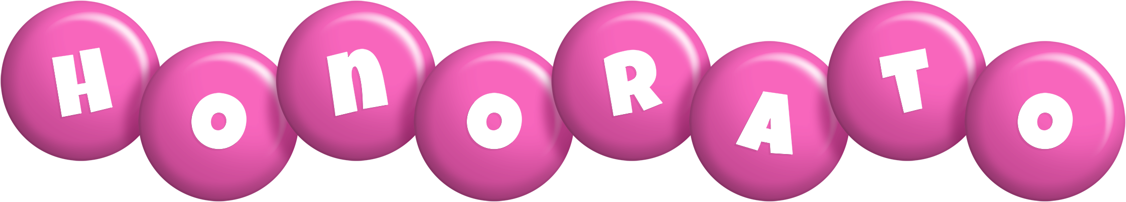 Honorato candy-pink logo
